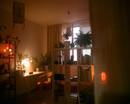 Quiet home atmosphere after work